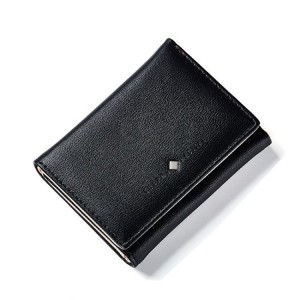Malá čierna dámska peňaženka na karty a bankovky