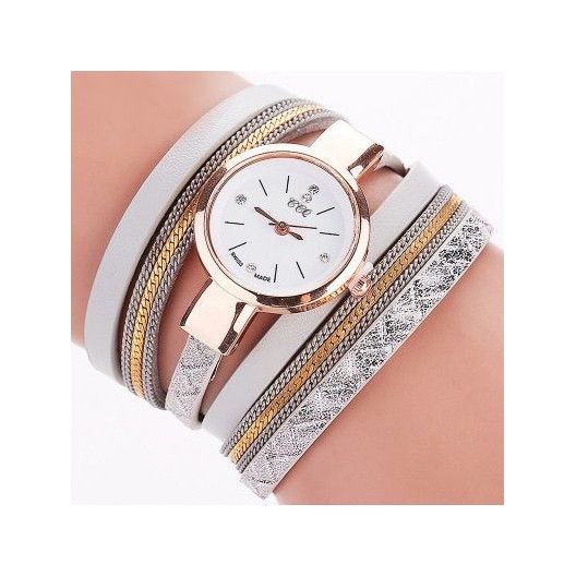 Elegantné sivé hodinky s náramkami